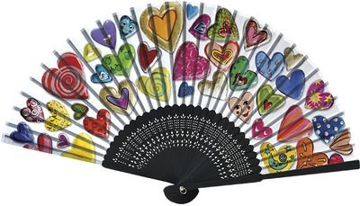 Handfächer &quot;Herzenssache&quot;