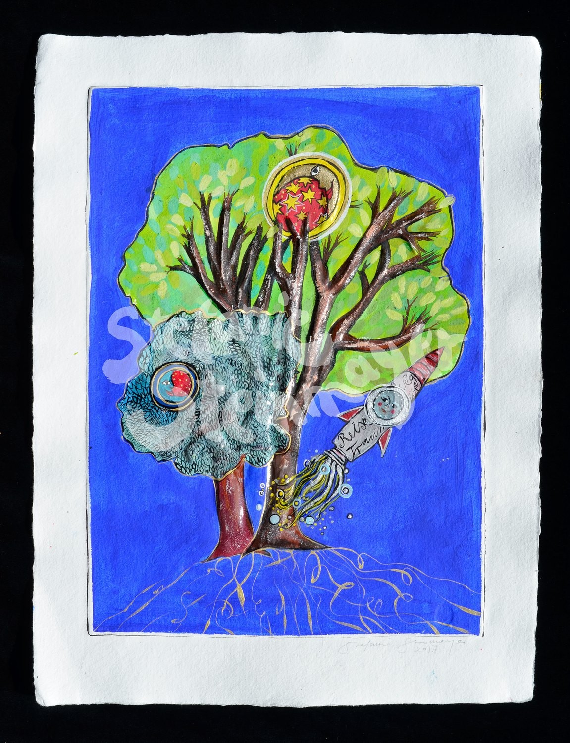Originalgrafik &quot;Reise Traum&quot;