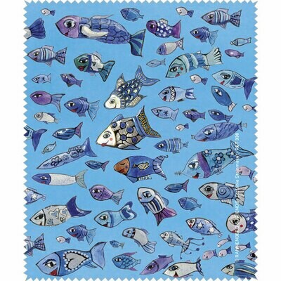 Brillenputztuch &quot;Kleine Fische&quot;