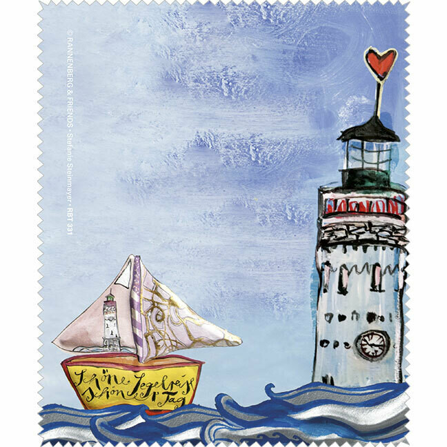 Brillenputztuch &quot;Segelreise&quot;