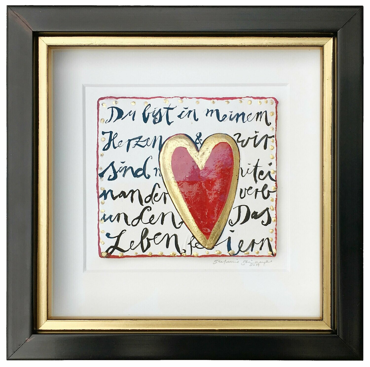 Originalgrafik &quot;Kleines Herz II&quot;