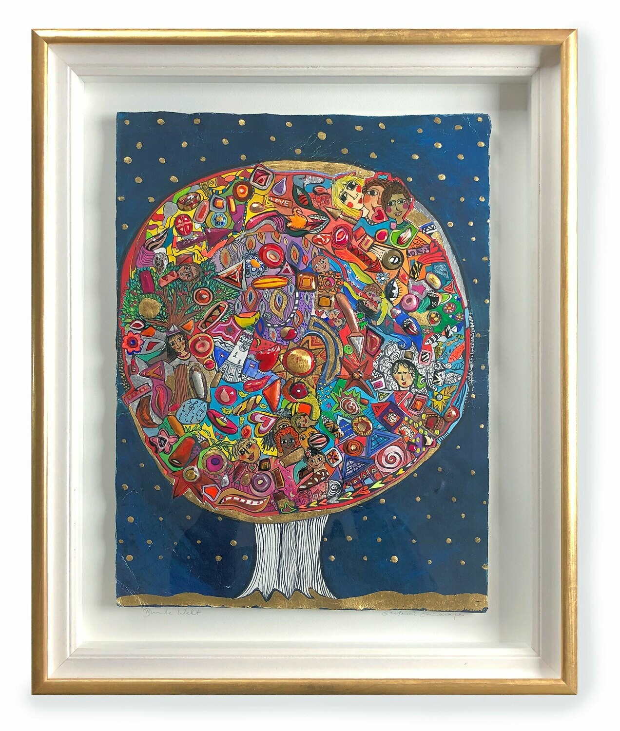 Originalgrafik &quot;Bunte Welt&quot;