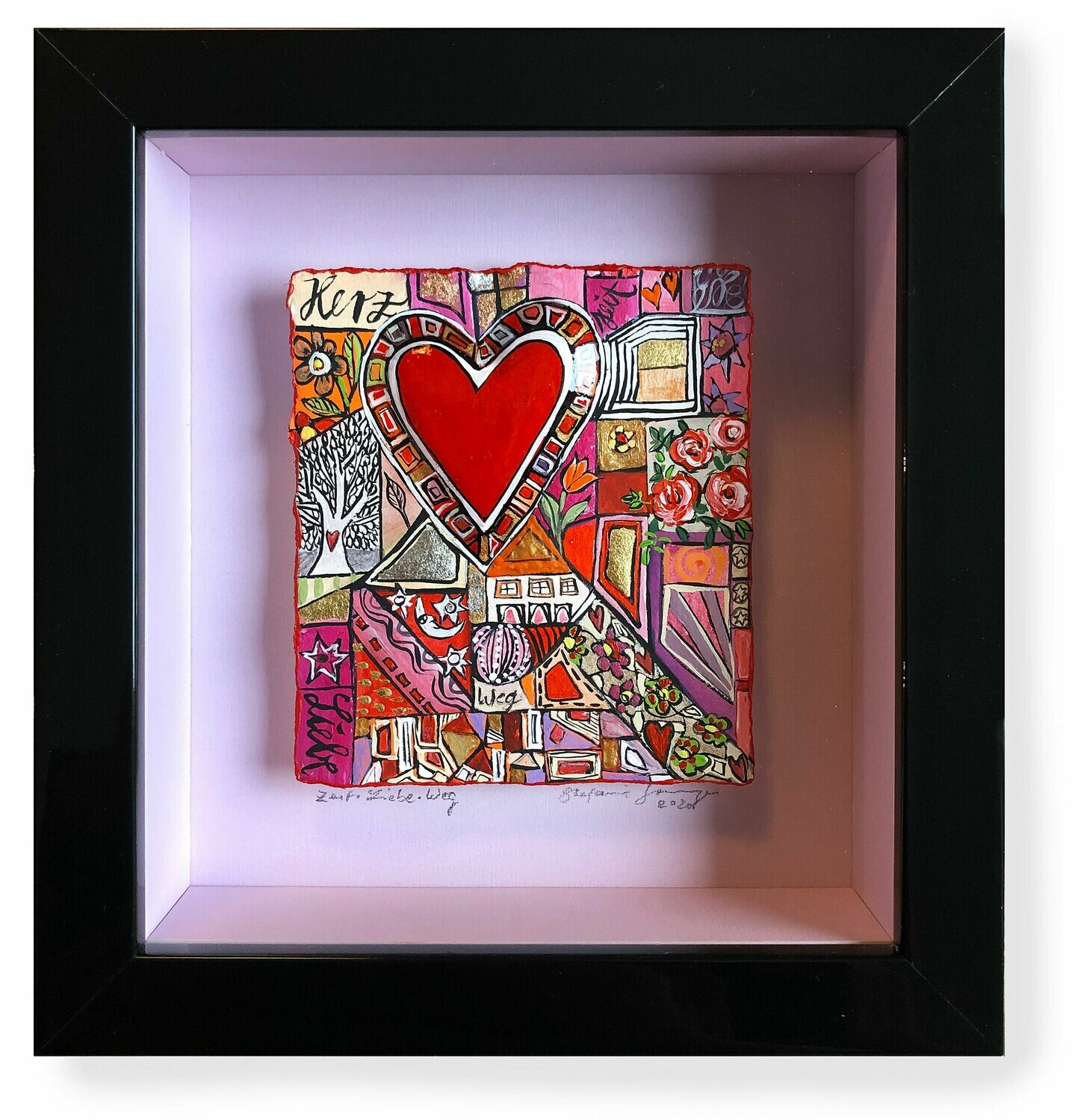 Originalgrafik &quot;Zeit Liebe Weg&quot;