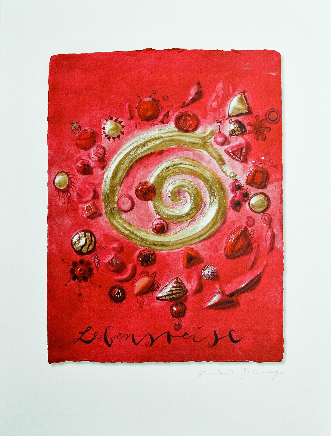 Kunstdruck &quot;Lebensreise&quot;