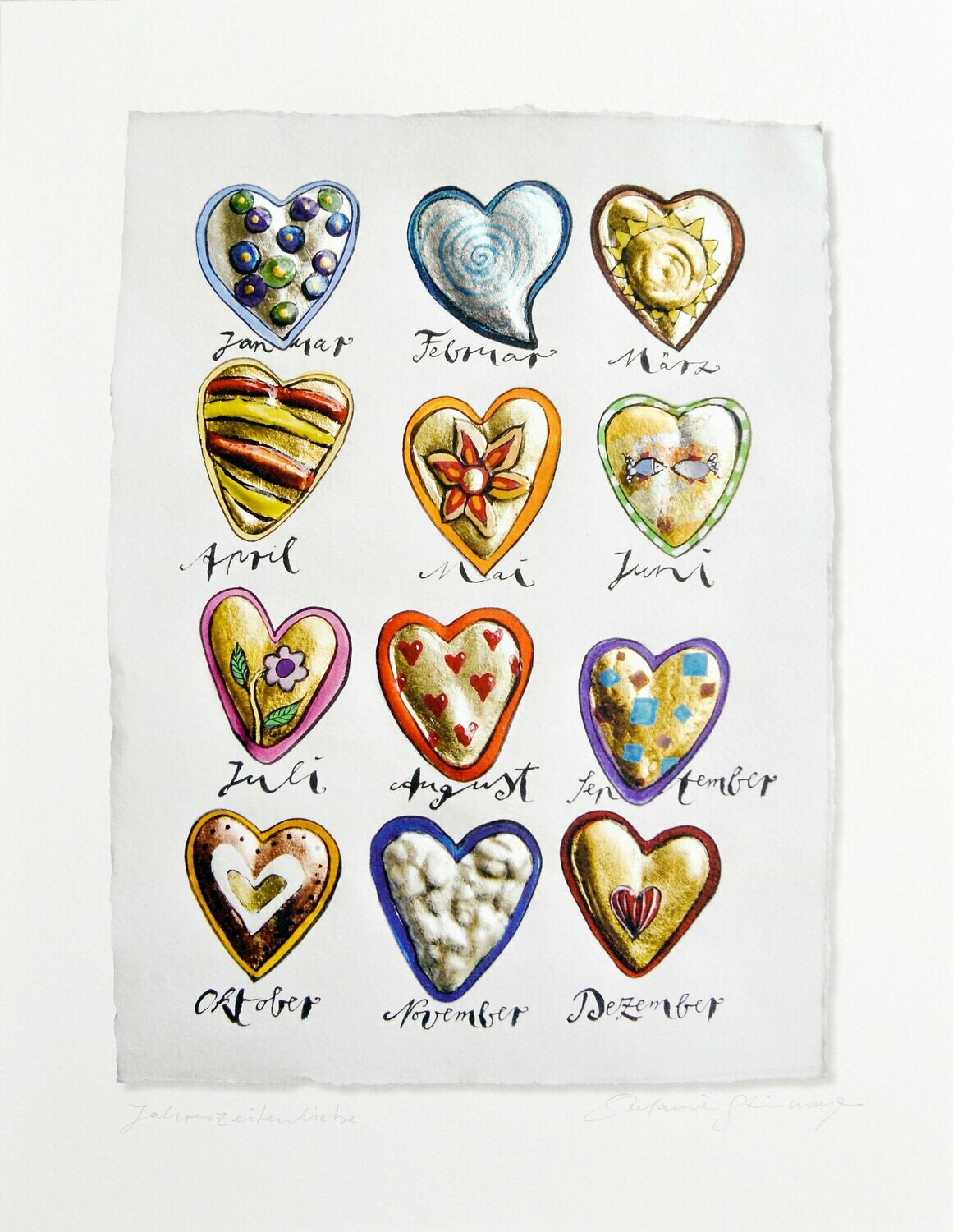 Kunstdruck &quot;Jahreszeitenliebe II&quot;