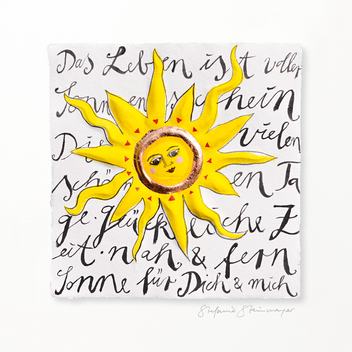 Kunstdruck &quot;Sonne für Dich und Mich&quot;