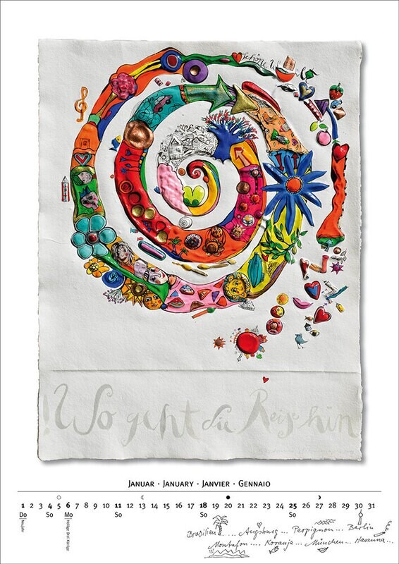 Kalender-Sammlerstück "Jahreszeitenliebe" 2015