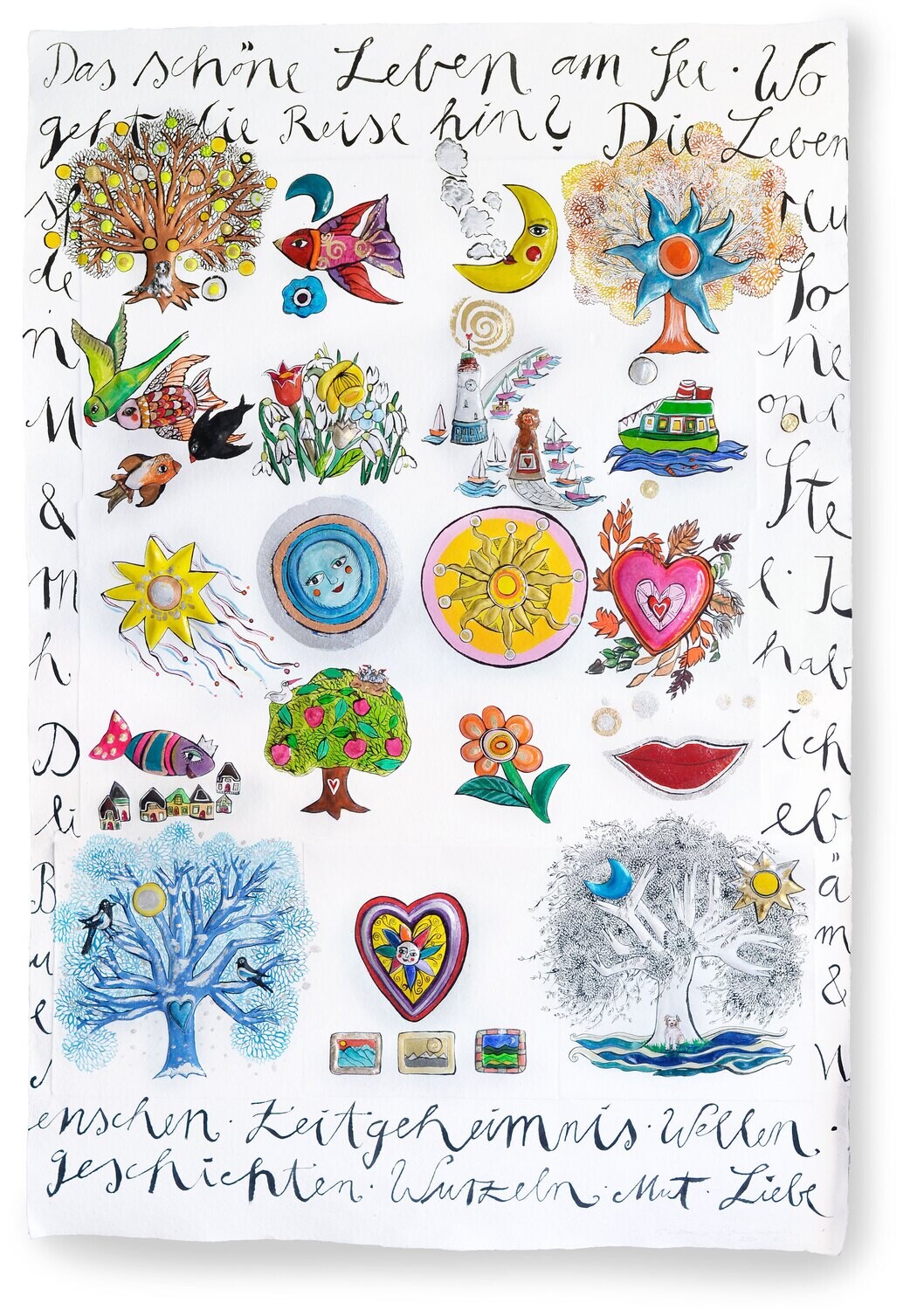 Originalgrafik &quot;Das schöne Leben&quot;