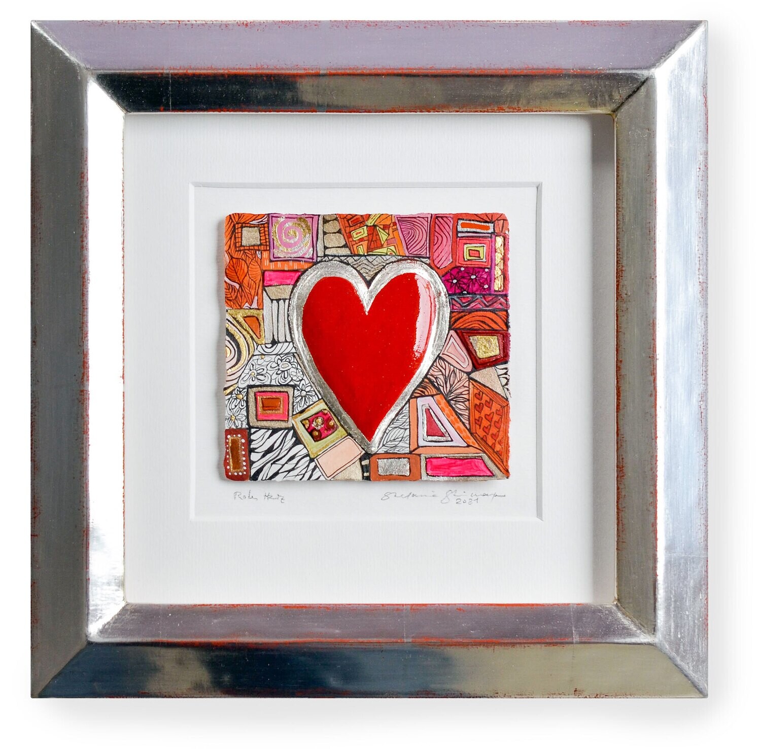 Originalgrafik &quot;Rotes Herz&quot;