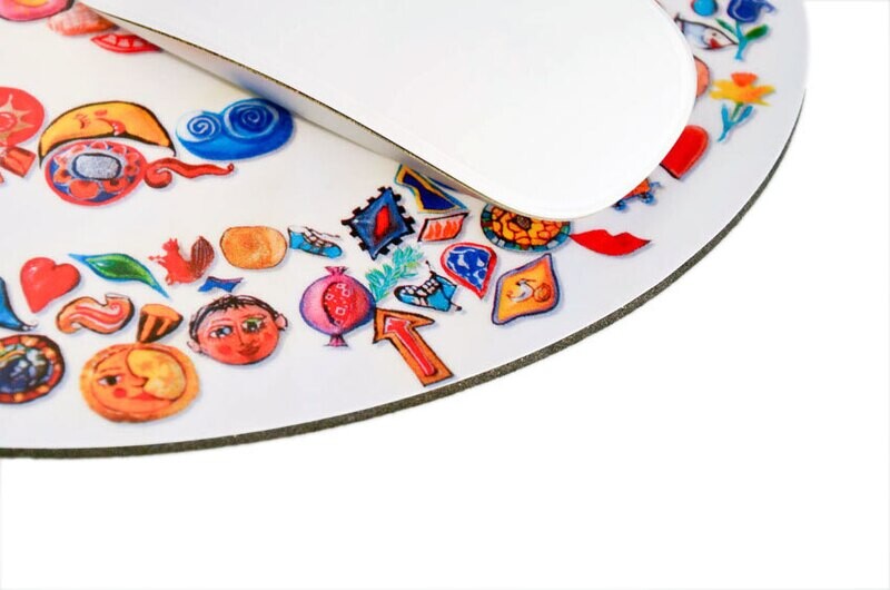 Mousepad, oval „Spirale“
