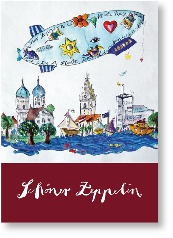 Postkarte „Schöner Zeppelin“