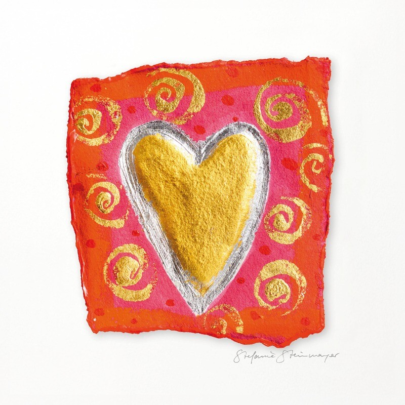 Kunstdruck &quot;Bewegtes Herz&quot;