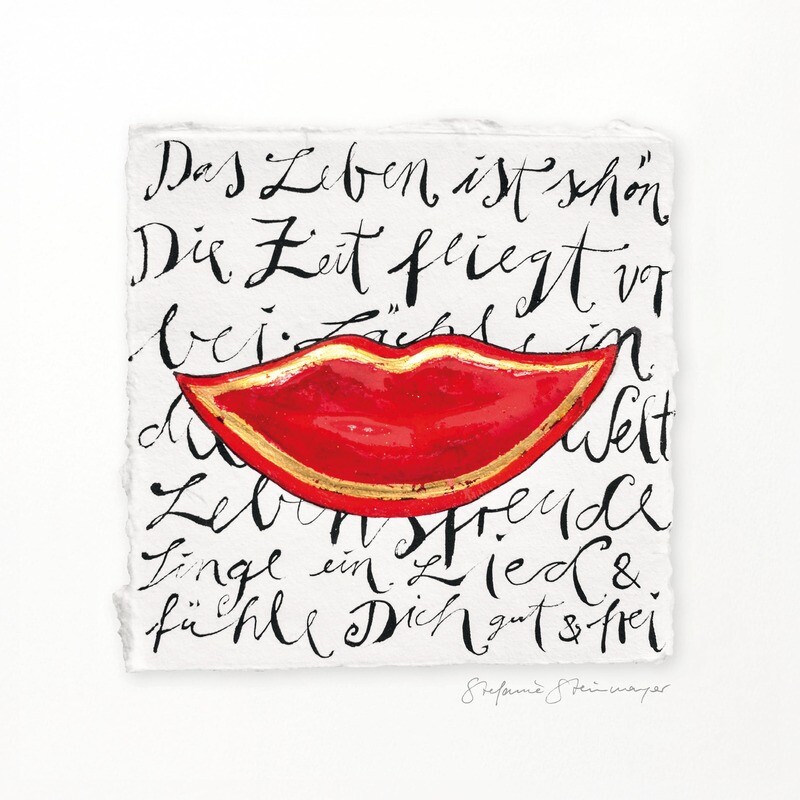 Kunstdruck &quot;Singe ein Lied&quot;