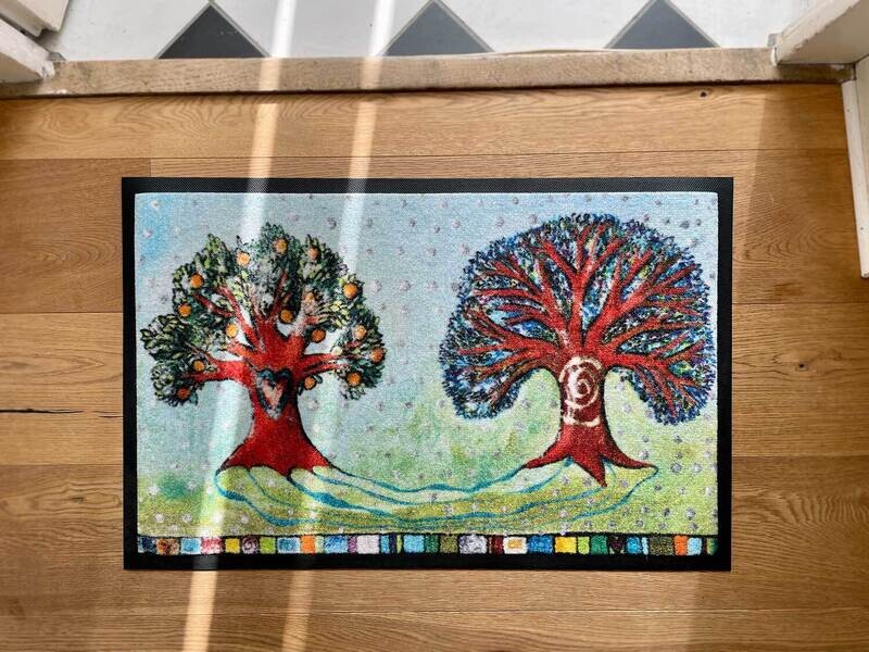 Schmutzmatte „Schöne Welt“ 75 x 48 cm