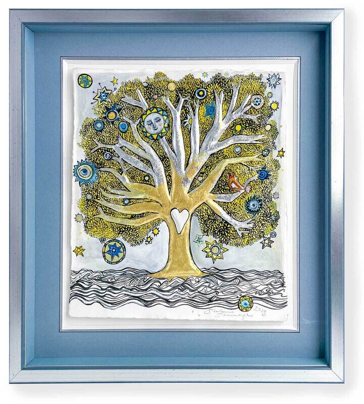 Originalgrafik &quot;Seebaum&quot;