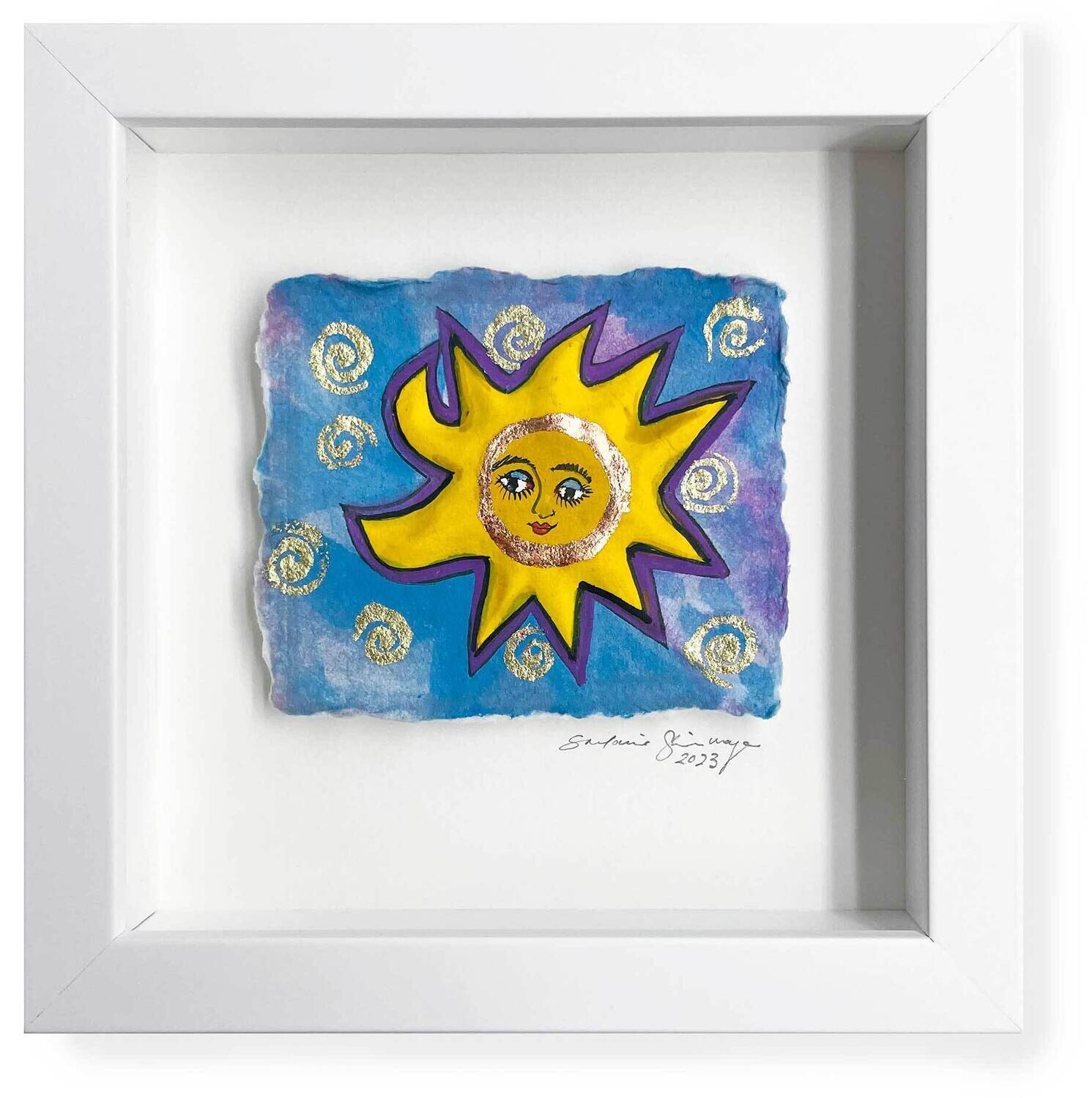 Originalgrafik &quot;Sonnenwind&quot;