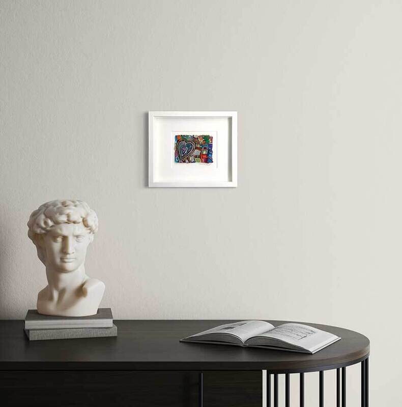 Originalgrafik "Reise zum Mond"