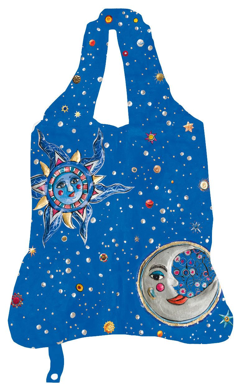 Einkaufsbeutel &quot;Sonne, Mond und Sterne&quot;
