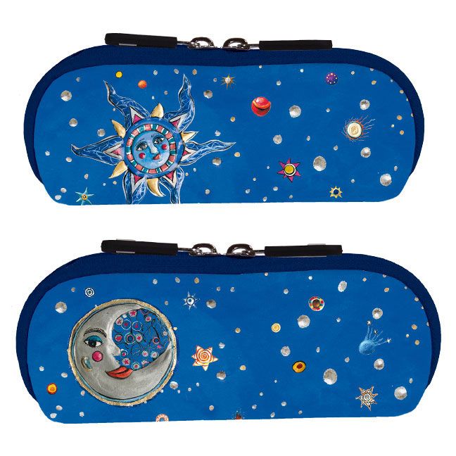 Brillenetui &quot;Sonne, Mond und Sterne&quot;