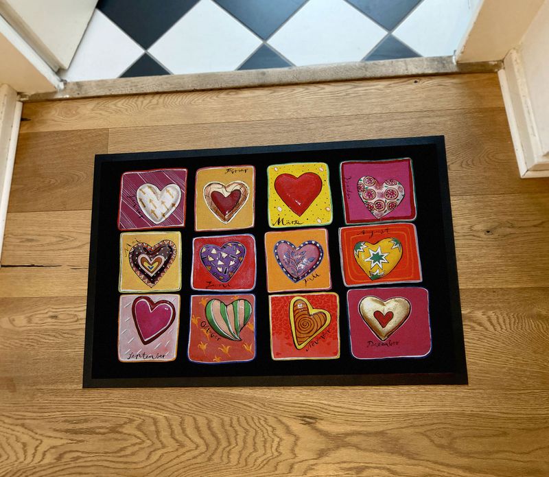 Schmutzmatte „Jahreszeitenliebe“ 75 x 48 cm