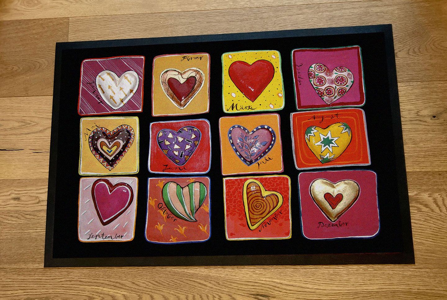 Schmutzmatte „Jahreszeitenliebe“ 100 x 60 cm