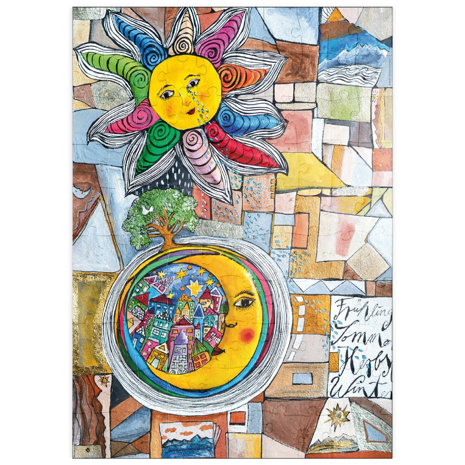 PUZZLE "Of Near and Far", Puzzleteile: 100