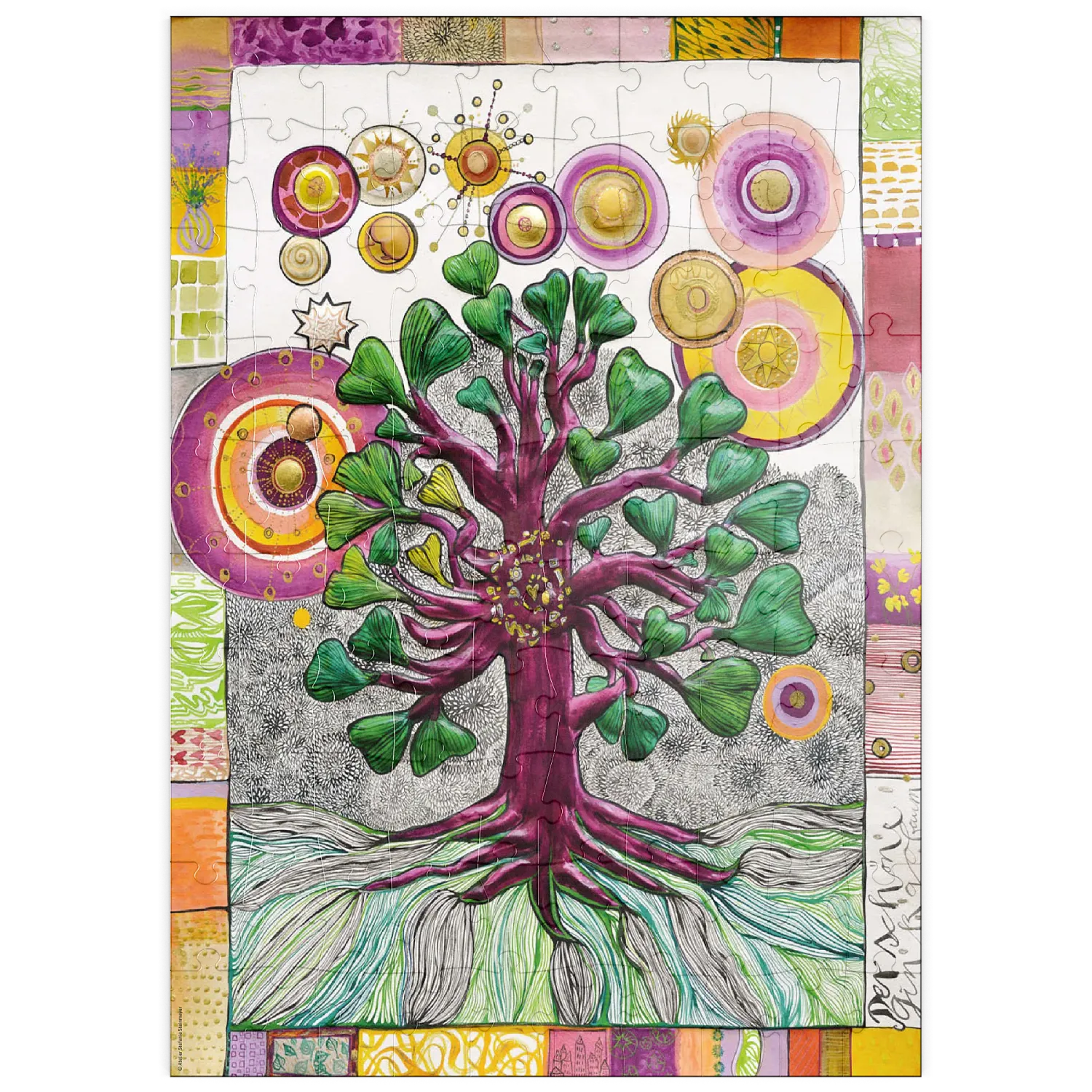 PUZZLE "The Fair Gingko Tree", Puzzleteile: 100