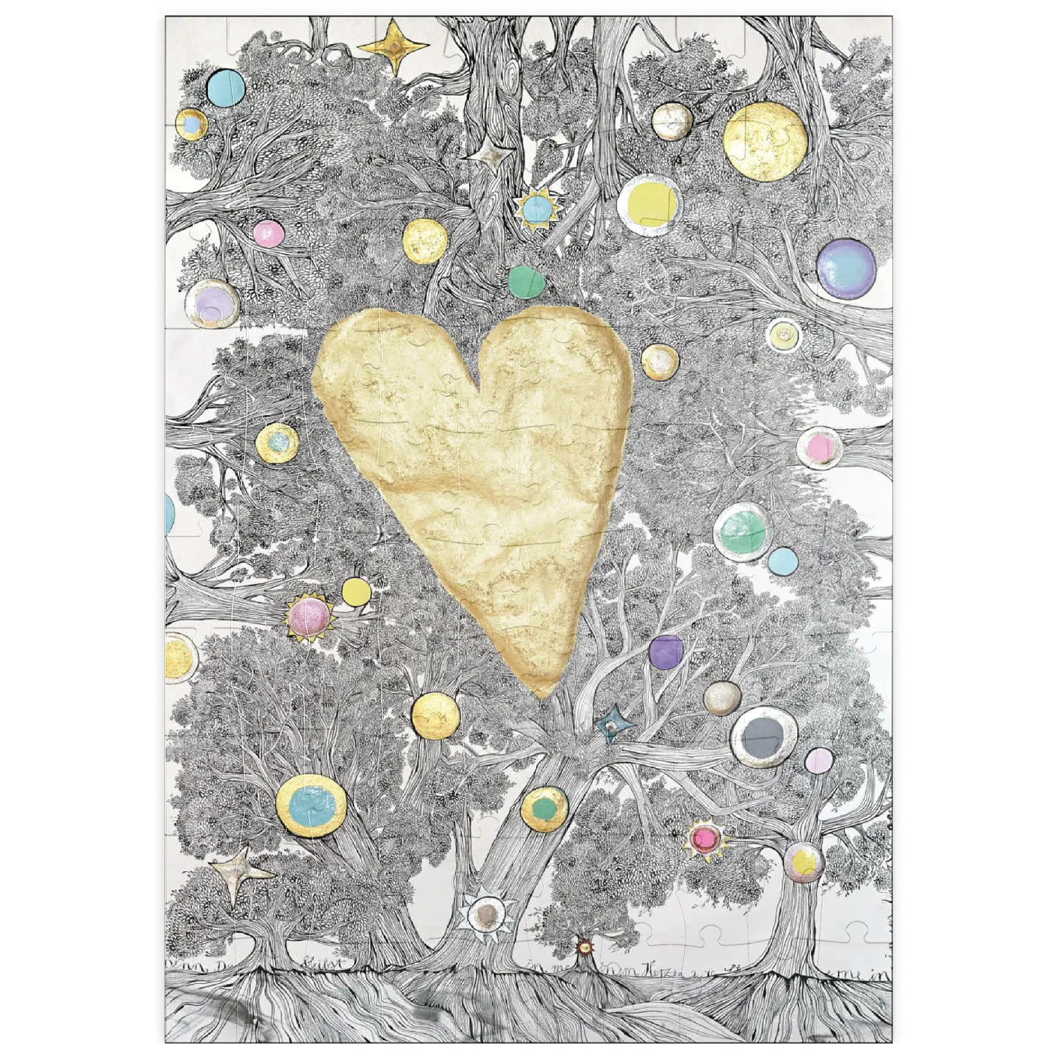 PUZZLE "You Remain in My Heart", Puzzleteile: 100