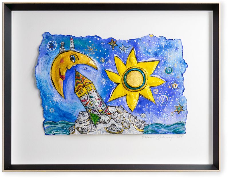 Original "Sonne, Mond und Mangturm"