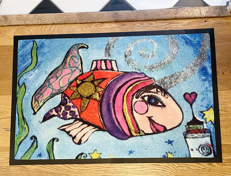 Schmutzmatte „Felchen“ 75 x 48 cm