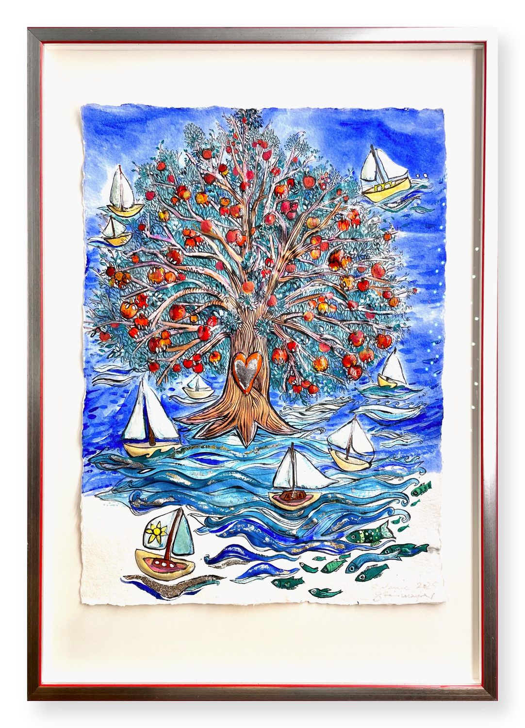 Originalgrafik "Seebaum II"