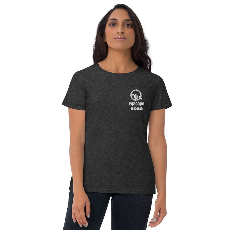 EqScape 2022 Embroidered T White lettering