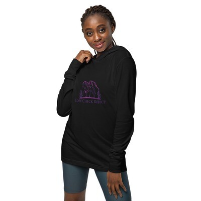 Lope Check Reject Hooded long-sleeve tee