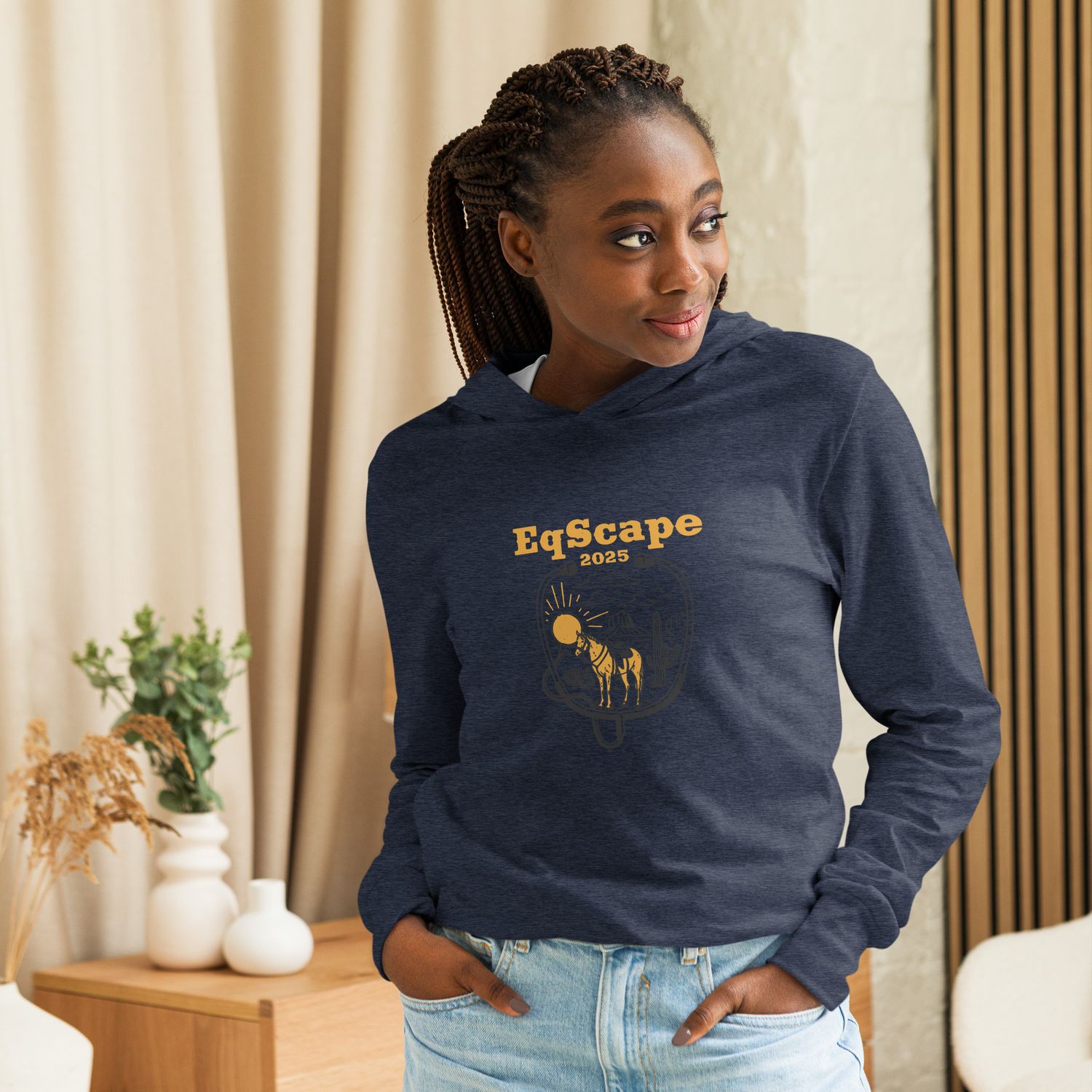 2025 EqScape Hooded long-sleeve tee