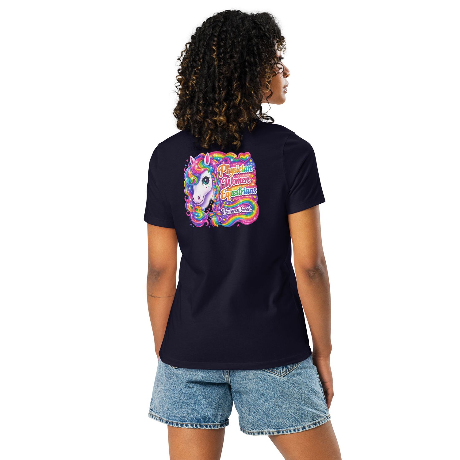 Rare Breed Unicorn Front Relaxed T shirt