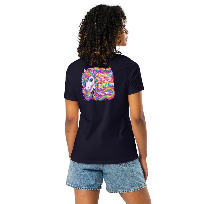 Rare Breed Unicorn Front Relaxed T shirt