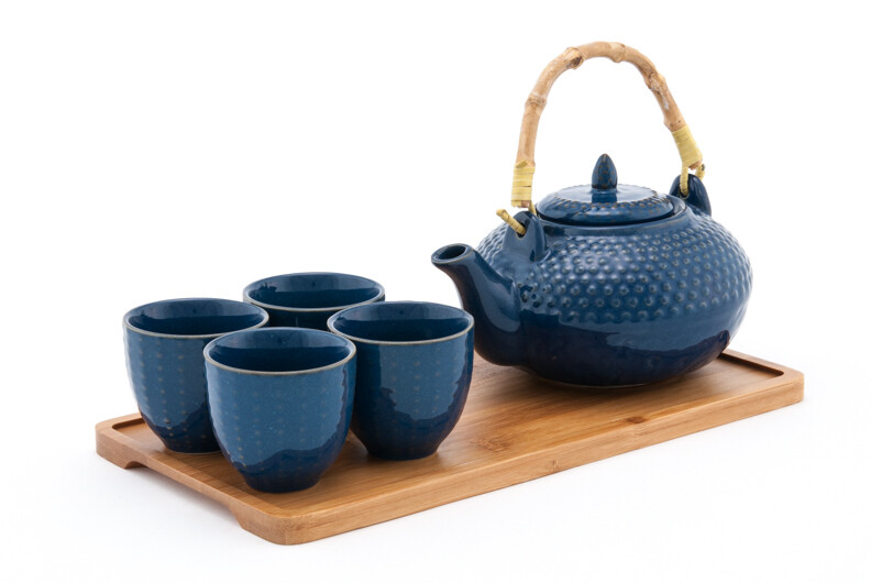 Midnight Hobnob- Ceramic Tea Service set