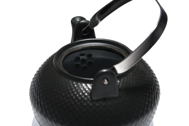Midnight Hobnob - Ceramic Teapot W/ S Steel Handle