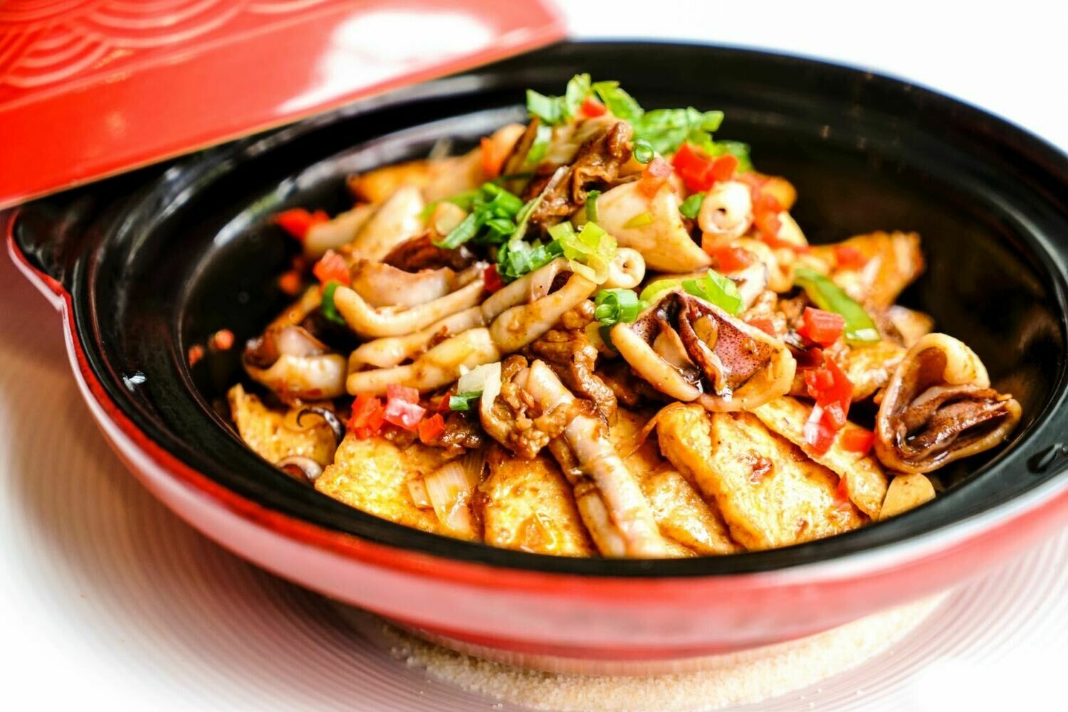  Qianye Tofu With Squid 