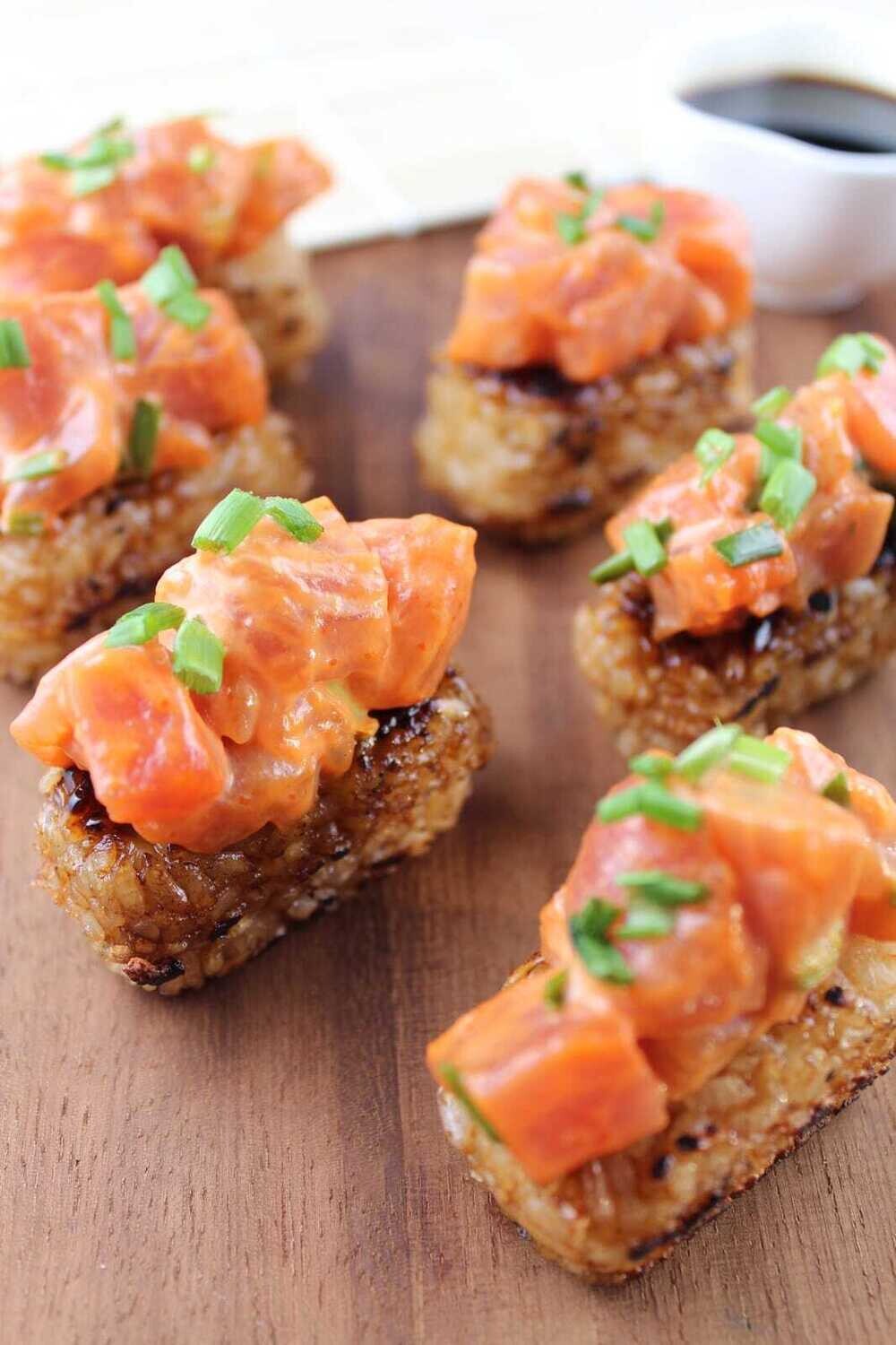 spicy tuna crackers