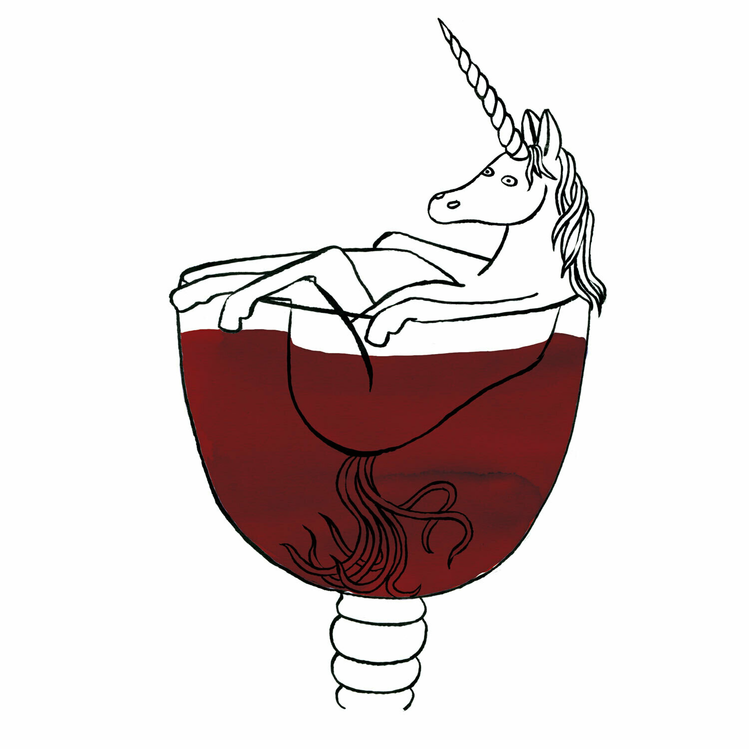 Unicorn Wine Hangtag