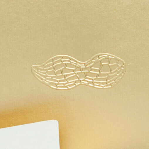 Golden Peanut Greeting Card