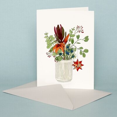 Winter Bouquet Greeting Card