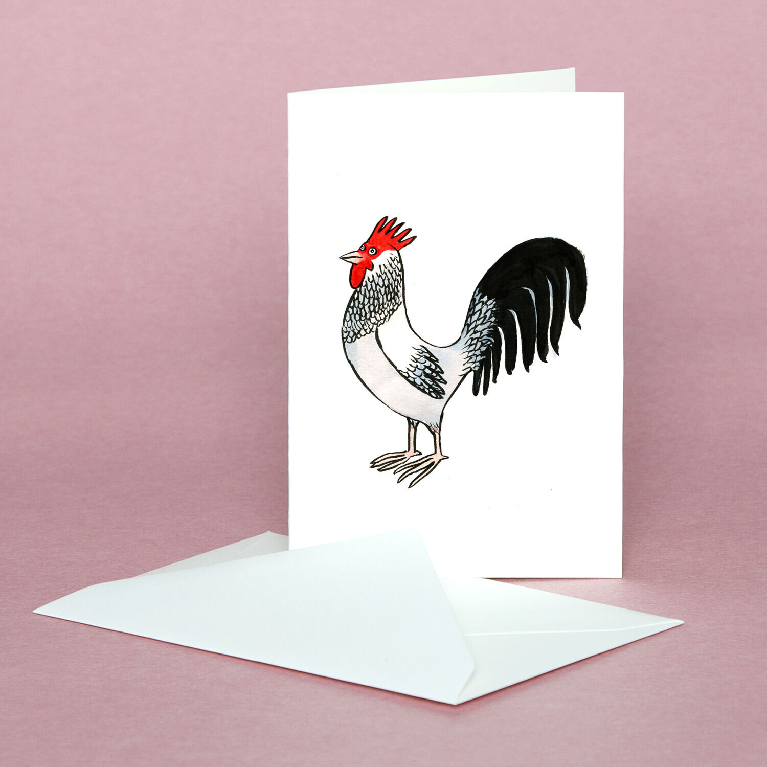 Rooster Greeting Card