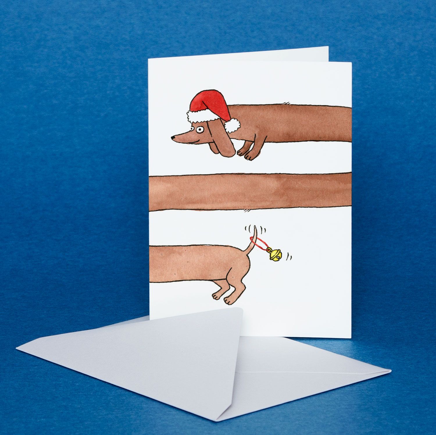 Dachshund Christmas Card