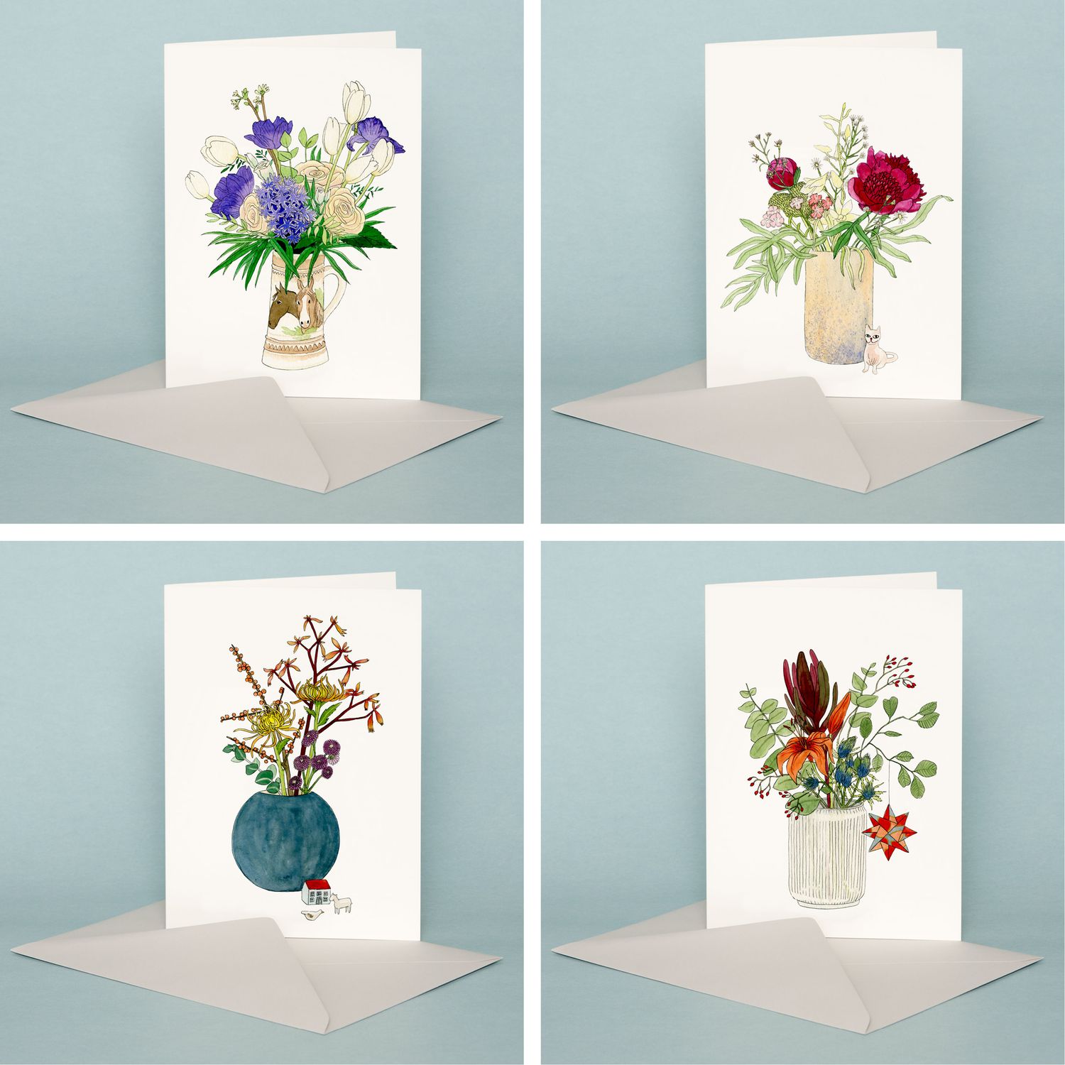 Bouquet Greeting Cards