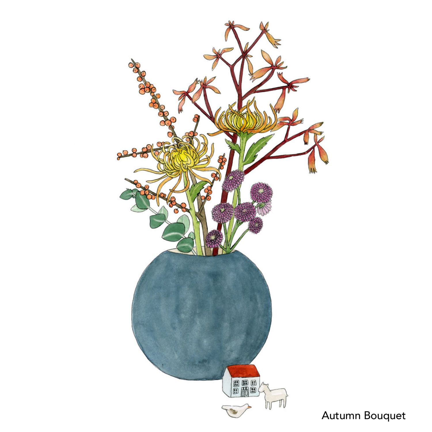 Bouquet Greeting Cards