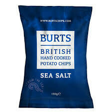 Burts Catering Sea Salt Crisps 10x150g