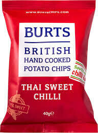 Burts Thai Sweet Chilli Crisps 20x40g