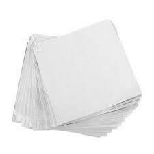 8.5"  x 8.5"  White Paper Bags  1x1000